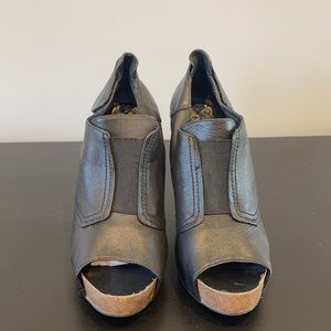 Vince Camuto Black Bootie Heals